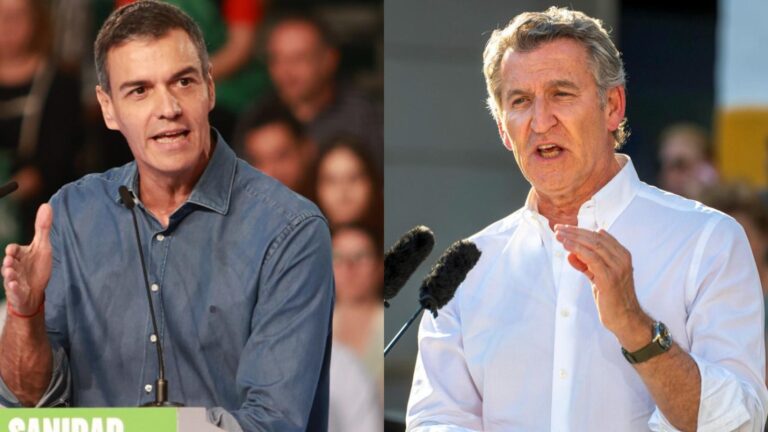 Ensayo general del cara a cara que viene: Sánchez alardea de éxito económico y Feijóo apela a los "socialistas abochornados"