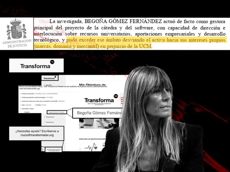 Así se apropió Begoña Gómez del software de la Complutense registrándolo a su nombre con fines lucrativos, según el juez