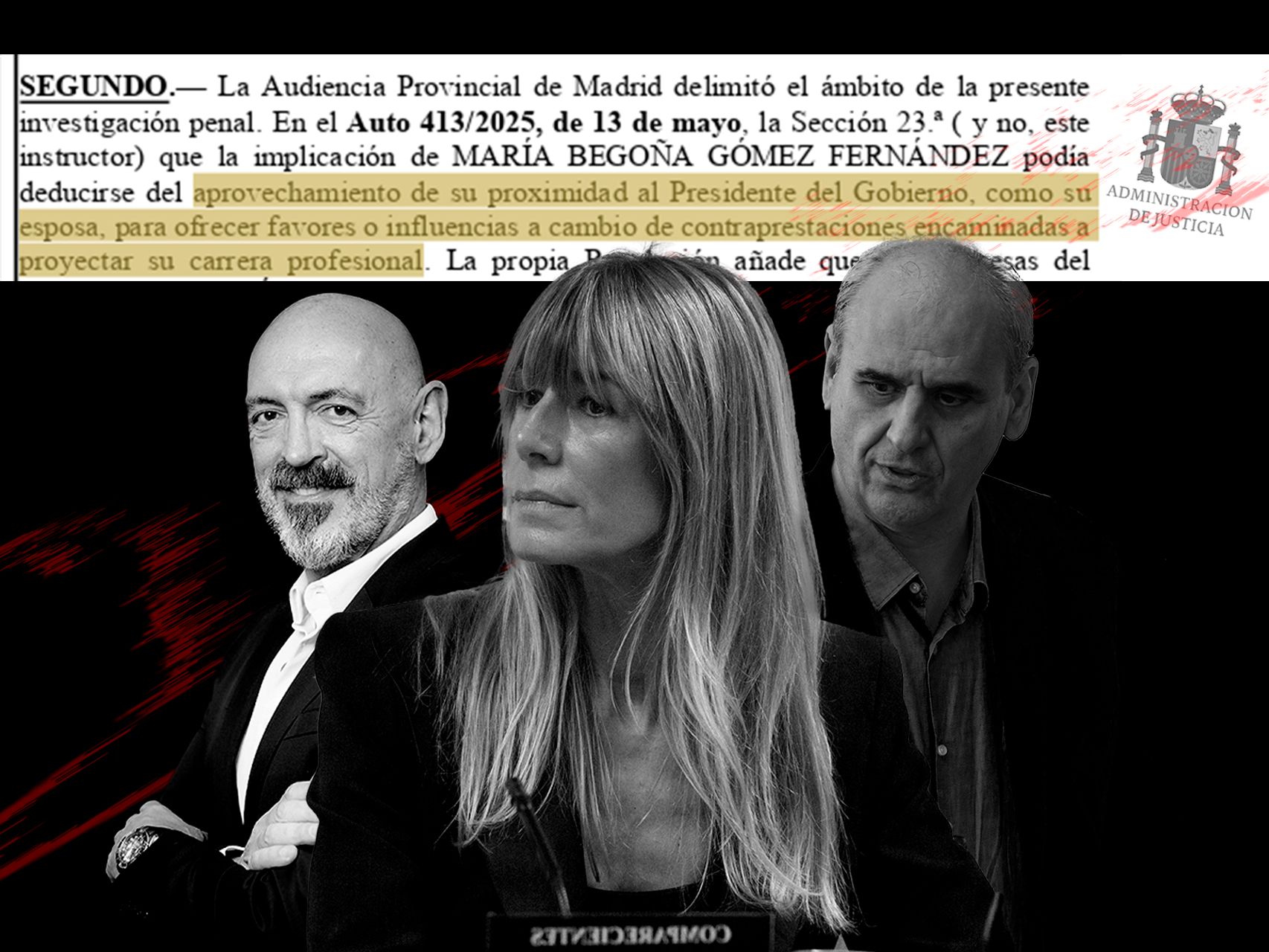Así traficó Begoña Gómez con su influencia como esposa de Sánchez para crear su cátedra y favorecer a Barrabés, según el juez Peinado