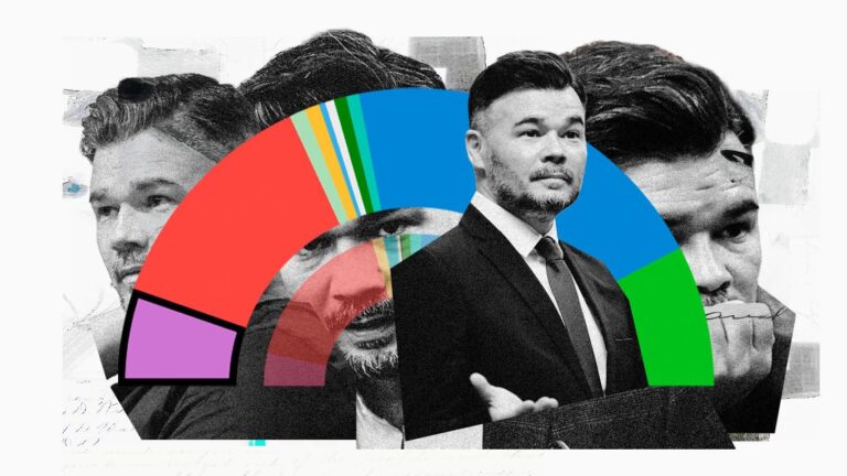 La 'operación Rufián' con Sumar y Podemos tendría 37 escaños: 14 saldrían del PSOE, 10 de la derecha y 3 de ERC y Junts