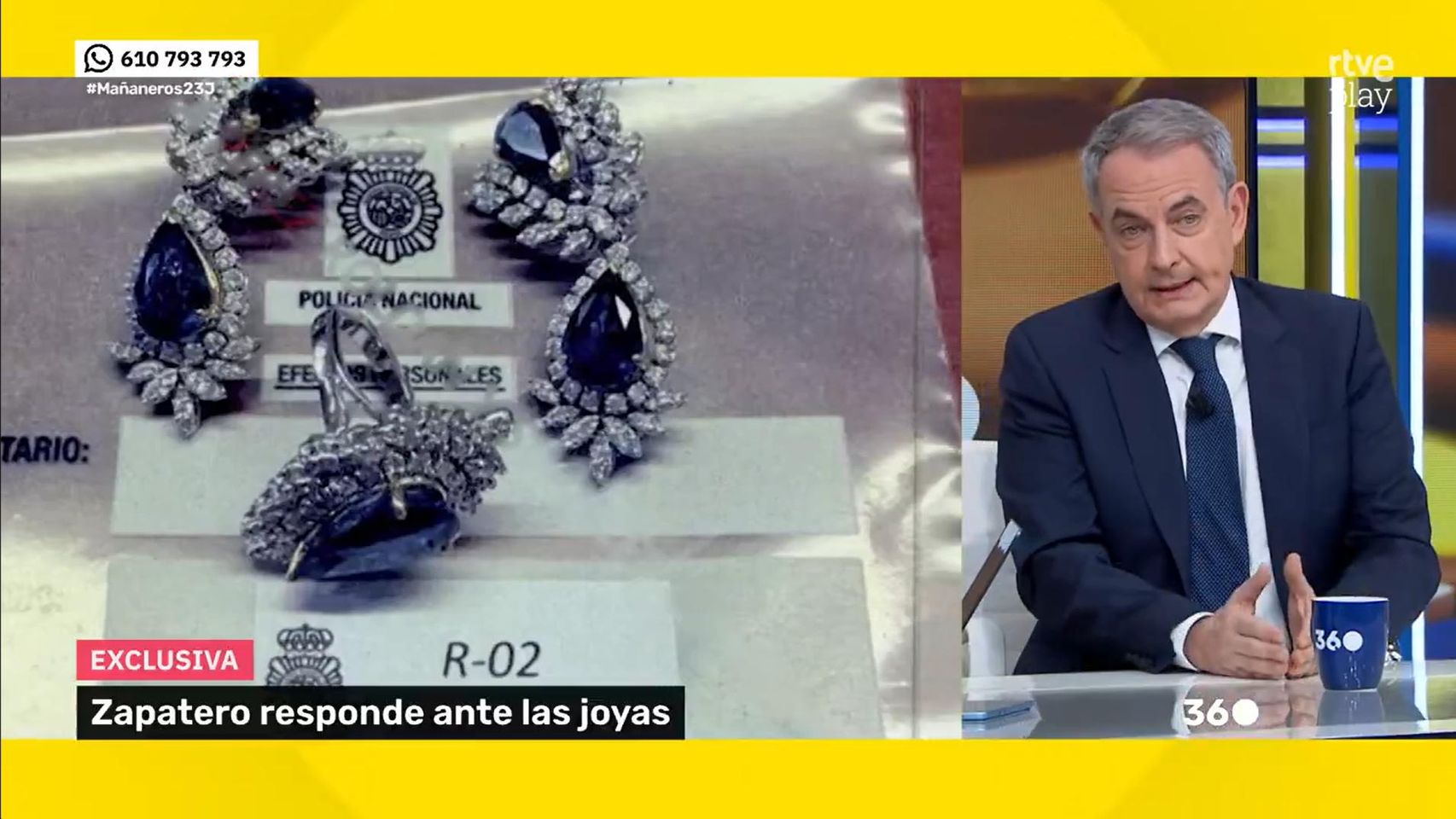 Zapatero, sobre el código ético que él aprobó e impedía aceptar joyas: "Es interpretable... Habría tomado otra decisión"